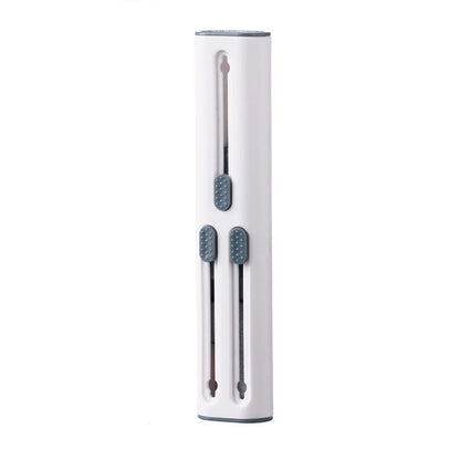 Premium wireless earbud cleaning kit with soft microfiber brush for efficient and convenient maintenance of earbuds and charging case