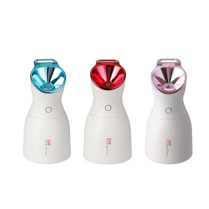 Three-in-one Purple Light Disinfection Lamp Humidifier in blue, pink, or red