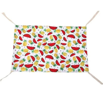 Portable baby crib hammock made of soft crushed velour in various colors to help reduce SIDS and flat head syndrome