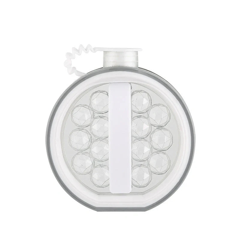2-in-1 Portable Ice Bottle and Cold Kettle in light grey and blue