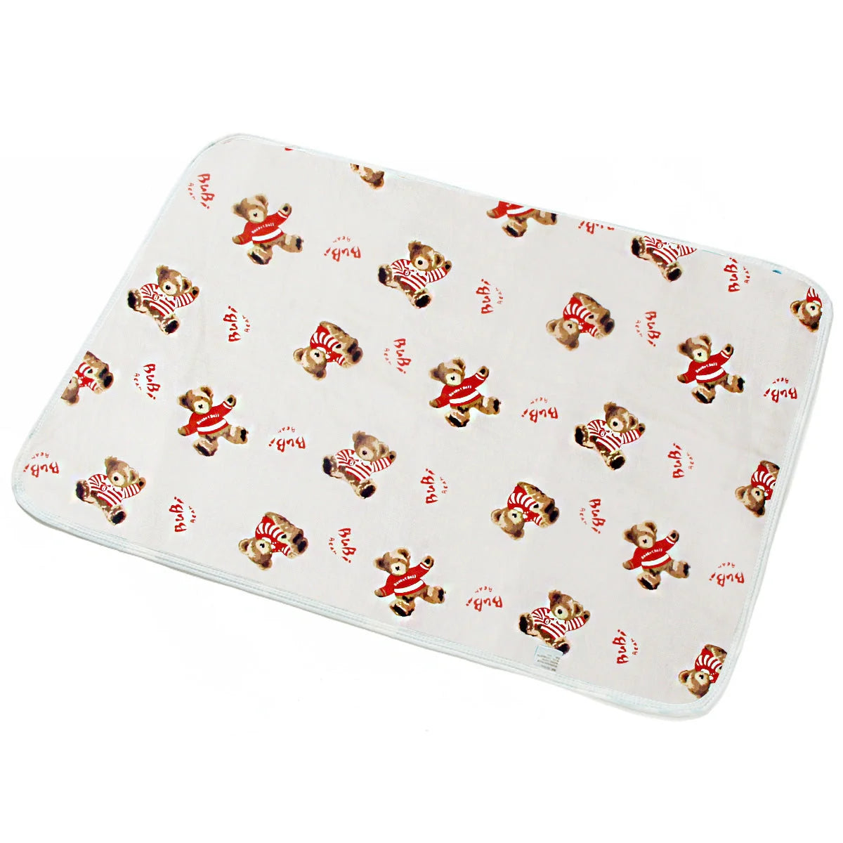 Cotton cartoon waterproof baby changing pad with playful patterns, 50*70cm