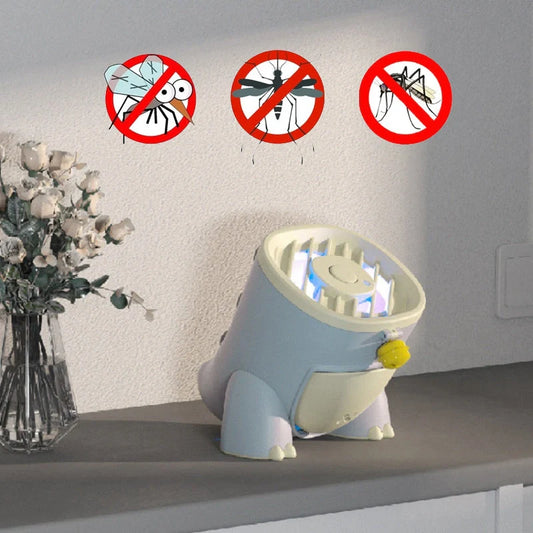 Dinosaur Mosquito Killing Lamp with USB plug-in, safe for homes with pets and children