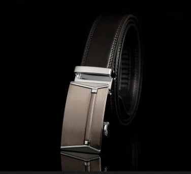 Premium leather automatic buckle belt in multiple styles and sizes
