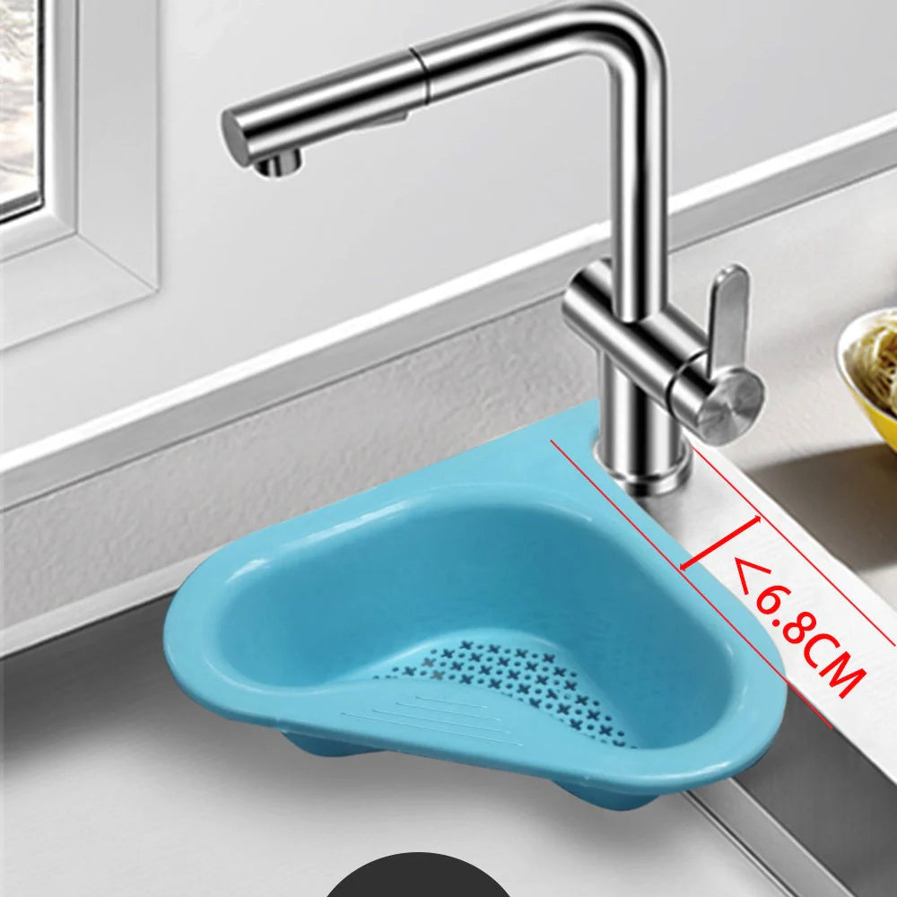 Swan-shaped kitchen sink hanging basket for drying fruits and vegetables