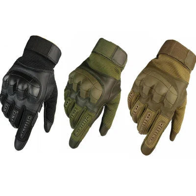 Tactical Touch Screen Gloves for Outdoor Sports and Activities with Ergonomic Design, Reinforced Palm, and Touch-Screen Compatibility