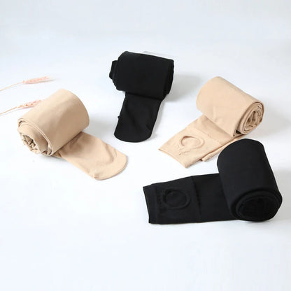 Winter Plus Velvet Thick Adjustable Pantyhose Leggings in Korean style boot pants length