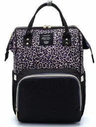 Premium mummy backpack in a range of stylish colours, featuring dedicated compartments for bottles, nappies and personal items.