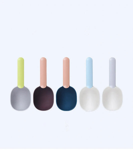 ABS pet food spoon for cats and dogs, 20cm in length, durable and lightweight
