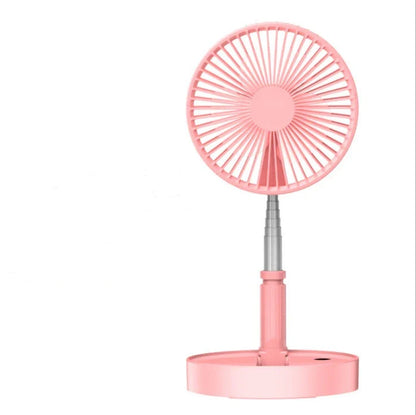 Versatile portable USB cooling fan with adjustable settings and long-lasting battery for use in home, outdoor, and camping environments