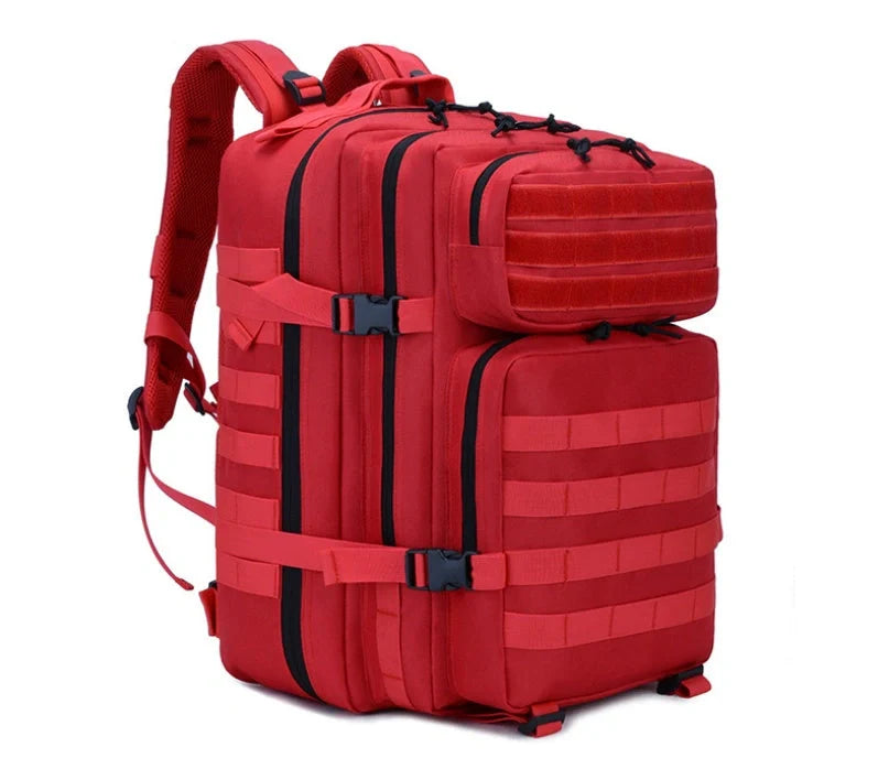 Outdoor Mountaineering Tactical Backpack with MOLLE system and 50 litre capacity