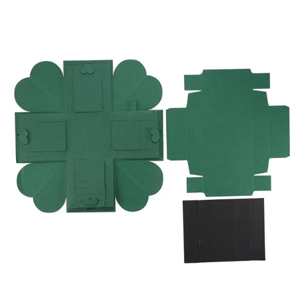 Stylish craft paper photo album box for weddings, anniversaries, and other celebrations