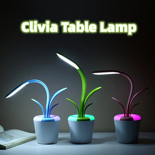 Stylish USB-Powered LED Desk Lamp with Adjustable Brightness, Night Light Mode, and Cordless Design for Home or Office Use