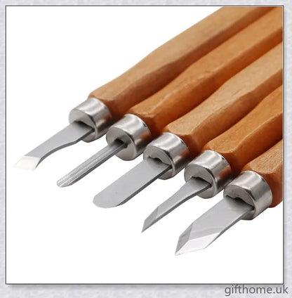 Carving Wood For Beginners 12Pcs High Quality Alloy Steel Wood Carving Knife Carving Knife Kit Tools, wood carving tools set, carving kit for beginners