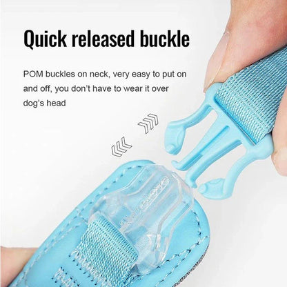 Eco-friendly pet harness set with adjustable leash and poop bag holder for comfortable, sustainable outdoor adventures with your furry friend