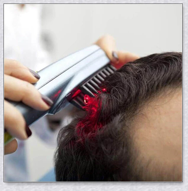 Professional Hair Regrowth Laser Comb with laser technology for stimulating hair growth and reducing hair loss