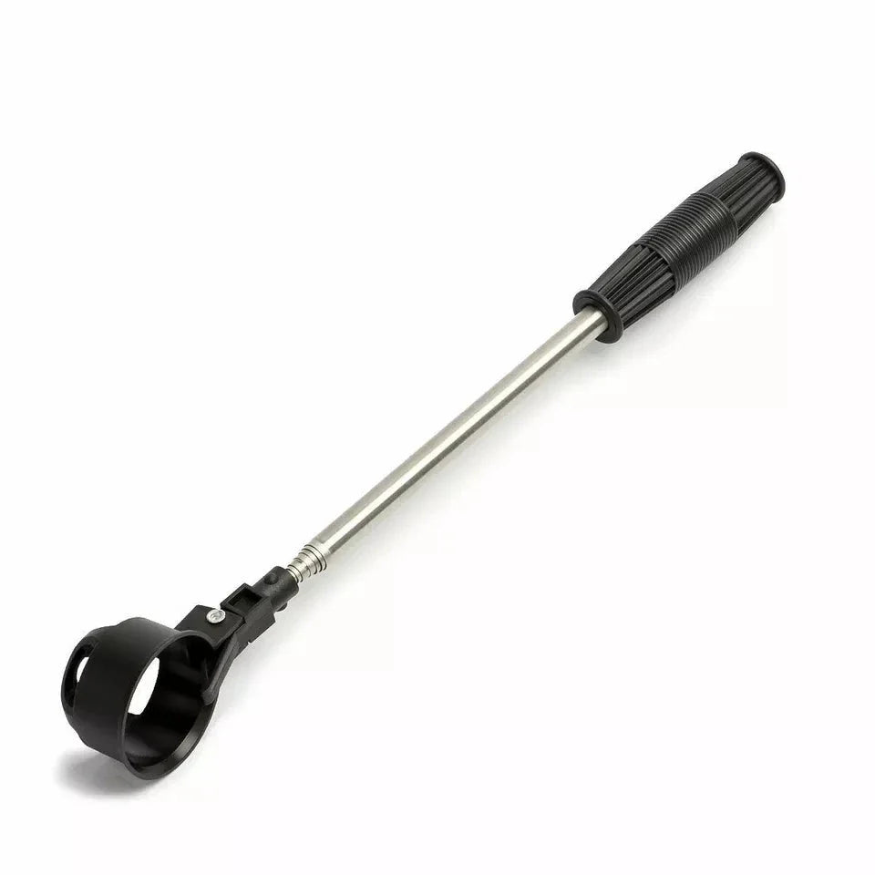 Golf Ball Retriever Telescopic Scoop Picker with Adjustable Stainless Steel Pole and Automatic Locking Scoop