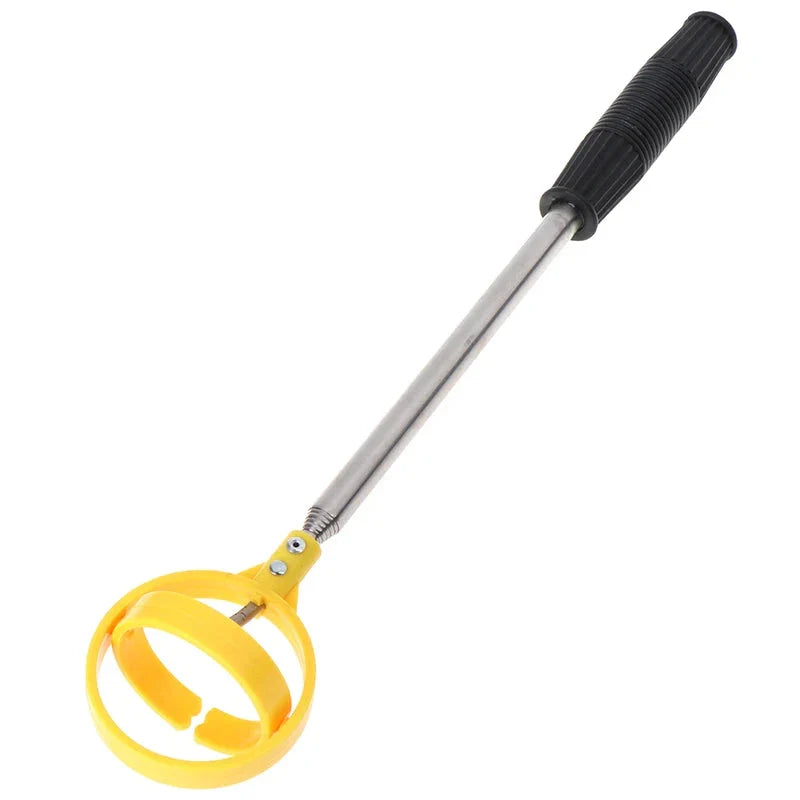 Golf Ball Retriever Telescopic Scoop Picker with Adjustable Stainless Steel Pole and Automatic Locking Scoop