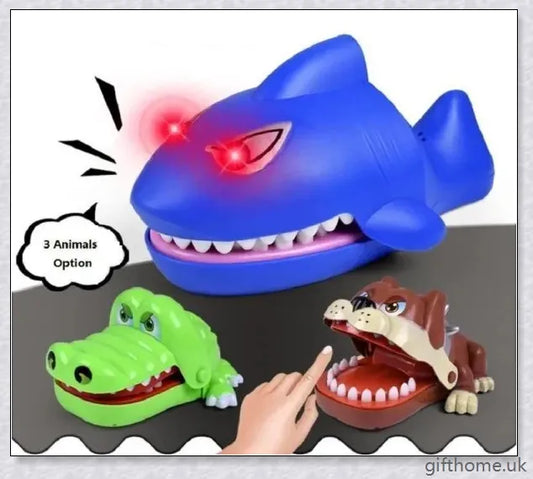 Bite Hand Animal Parent-Child Interactive Toy - A classic family game with a random tooth switch in the animal's mouth, challenging players to close its jaws.