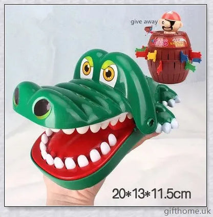 Bite Hand Animal Parent-Child Interactive Toy - A classic family game with a random tooth switch in the animal's mouth, challenging players to close its jaws.