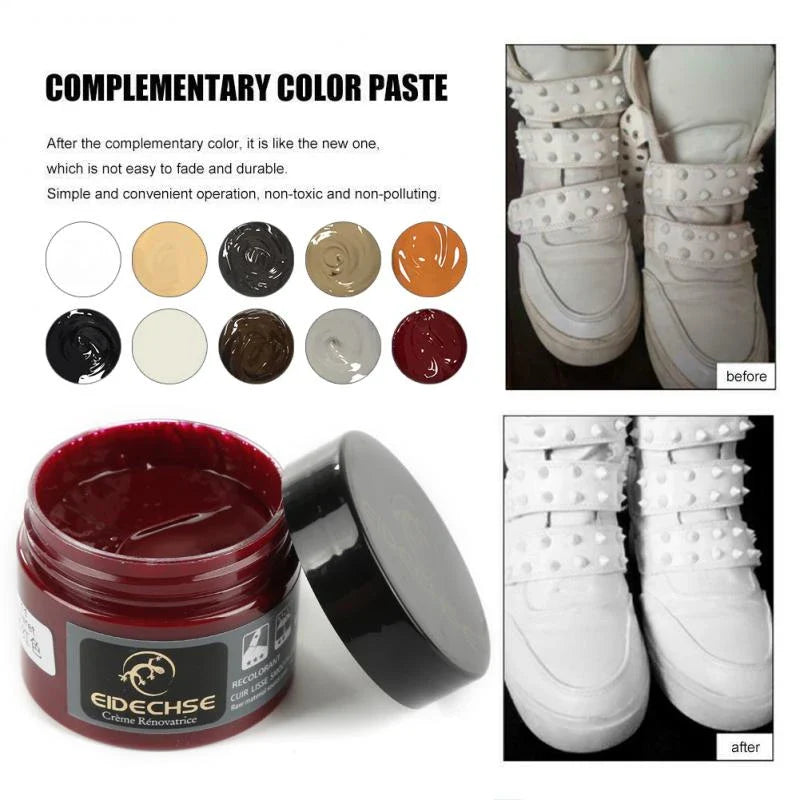 Leather Repair Cream for restoring and rejuvenating car seats, sofas, and other leather goods