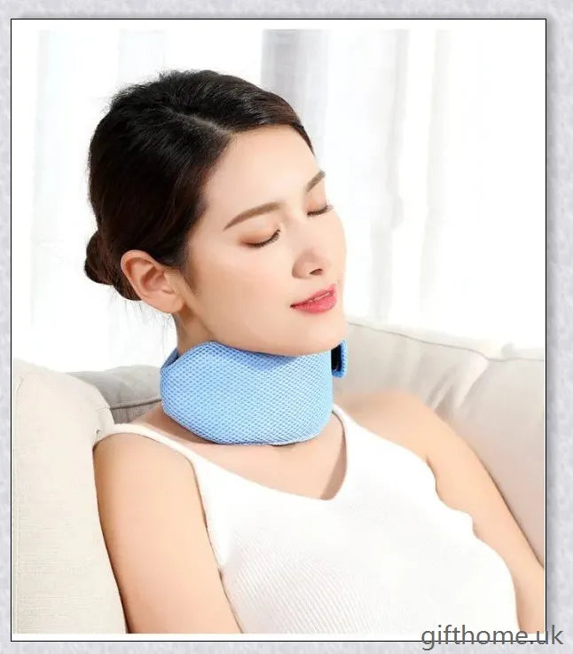Anti Snoring Chin Strap for Adults, comfortable sleep apnea support device with breathable mesh material and Velcro fasteners