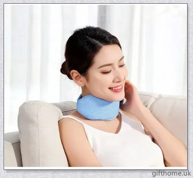 Anti Snoring Chin Strap for Adults, comfortable sleep apnea support device with breathable mesh material and Velcro fasteners