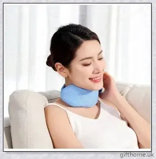 Anti Snoring Chin Strap for Adults, comfortable sleep apnea support device with breathable mesh material and Velcro fasteners