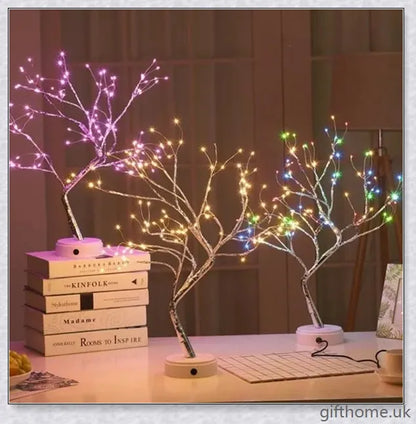 Fairy Light Spirit Tree Lamp with warm, glowing LED lights and a delicate bonsai-inspired design