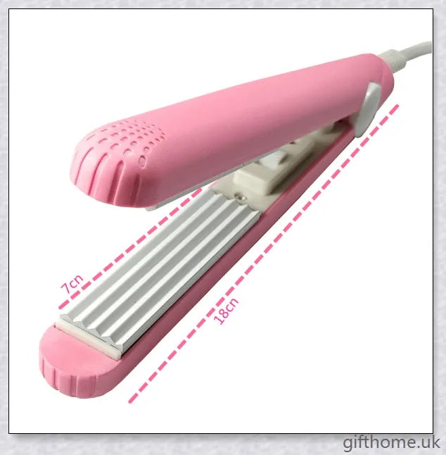 Ceramic Mini Hair Curler with 3D floating plate, smart temperature control, and tourmaline ceramic plates for smooth, long-lasting hairstyles.