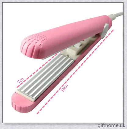 Ceramic Mini Hair Curler with 3D floating plate, smart temperature control, and tourmaline ceramic plates for smooth, long-lasting hairstyles.
