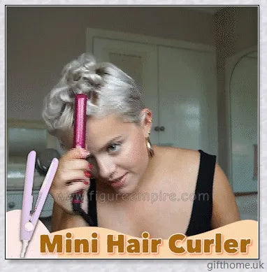 Ceramic Mini Hair Curler with 3D floating plate, smart temperature control, and tourmaline ceramic plates for smooth, long-lasting hairstyles.