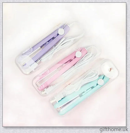 Ceramic Mini Hair Curler with 3D floating plate, smart temperature control, and tourmaline ceramic plates for smooth, long-lasting hairstyles.