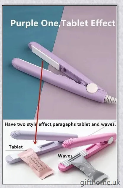 Ceramic Mini Hair Curler with 3D floating plate, smart temperature control, and tourmaline ceramic plates for smooth, long-lasting hairstyles.