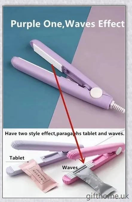 Ceramic Mini Hair Curler with 3D floating plate, smart temperature control, and tourmaline ceramic plates for smooth, long-lasting hairstyles.