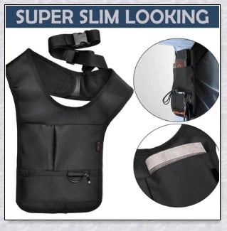 Hidden Slinger - A discreet and secure concealed underarm bag for storing your personal belongings