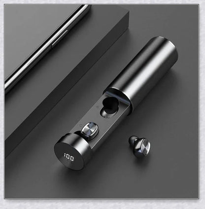 New Space Capsule Bluetooth Earphones with breathtaking lighting effect and compact design