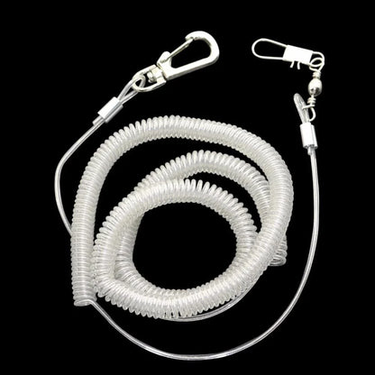 Premium bird training leash with adjustable length from 3 to 10 metres, made with durable materials for safe outdoor exploration with your feathered friend.