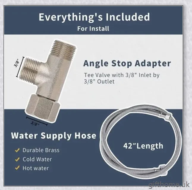 Enovo Glass Rinser for Sink - Automatic Glass Washer for Kitchen and Bar, Powerful Water Jets for Thorough Cleaning