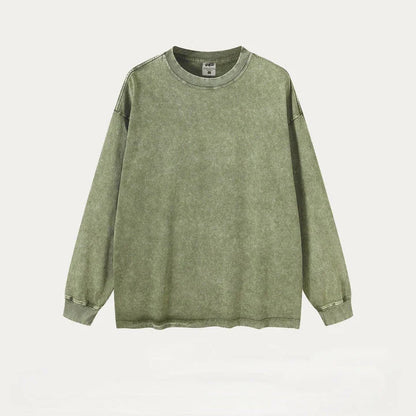 Men's Purified Cotton Long Sleeve Loose Shirt in a range of sophisticated colours, featuring a relaxed, yet refined, fit and premium-quality construction.