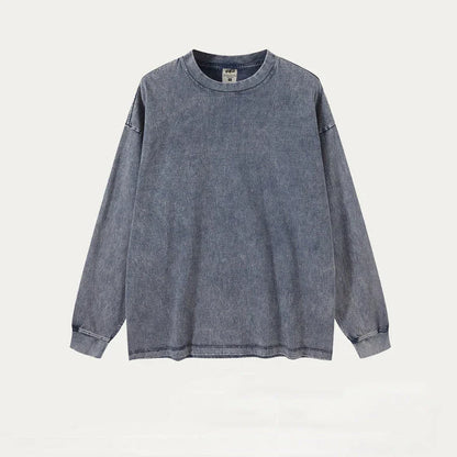 Men's Purified Cotton Long Sleeve Loose Shirt in a range of sophisticated colours, featuring a relaxed, yet refined, fit and premium-quality construction.