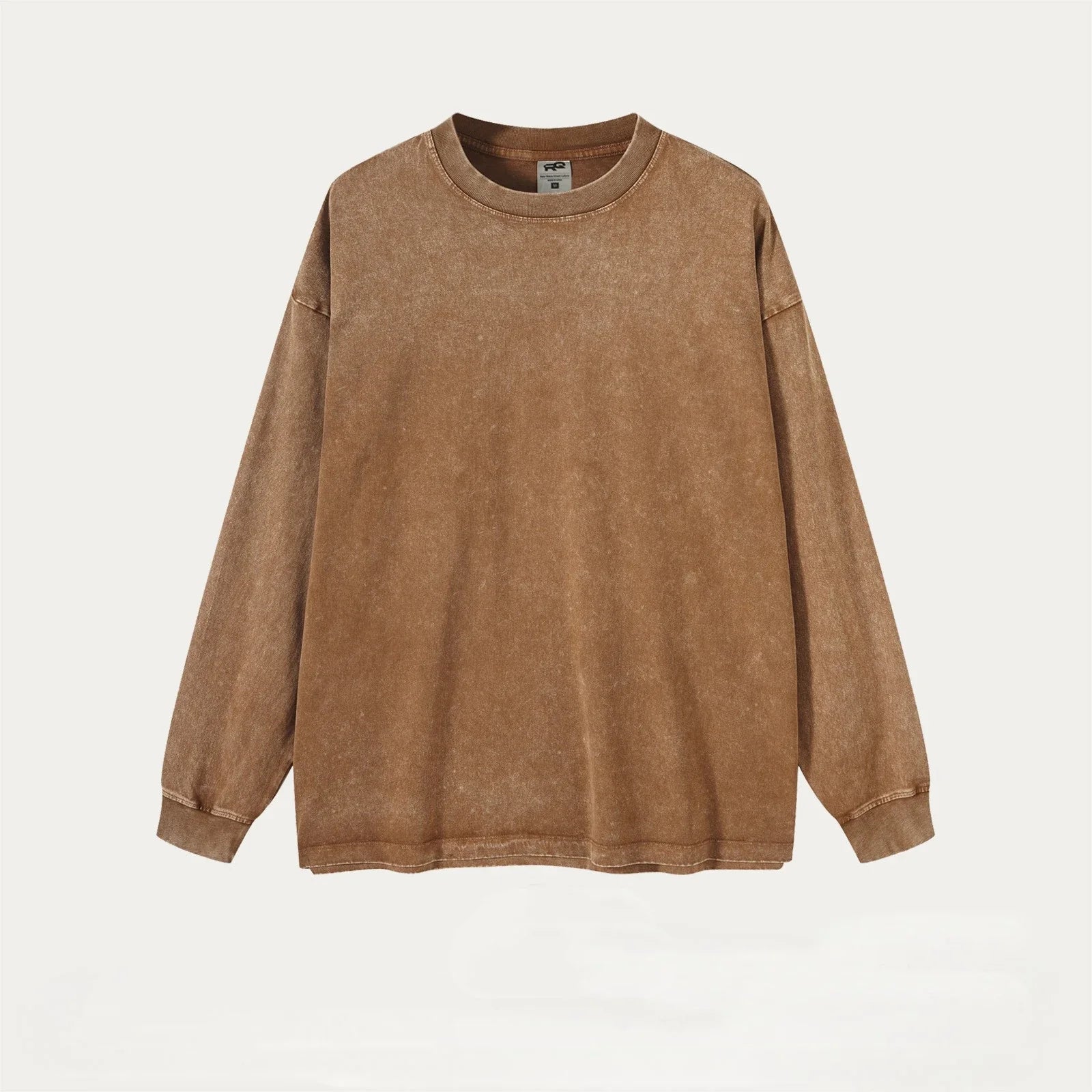 Men's Purified Cotton Long Sleeve Loose Shirt in a range of sophisticated colours, featuring a relaxed, yet refined, fit and premium-quality construction.