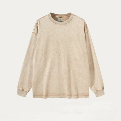 Men's Purified Cotton Long Sleeve Loose Shirt in a range of sophisticated colours, featuring a relaxed, yet refined, fit and premium-quality construction.