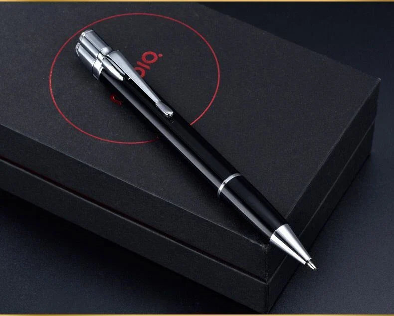 Premium metal pen lighter with a powerful windproof flame, refillable butane design, and compact portable size for outdoor adventures and everyday use