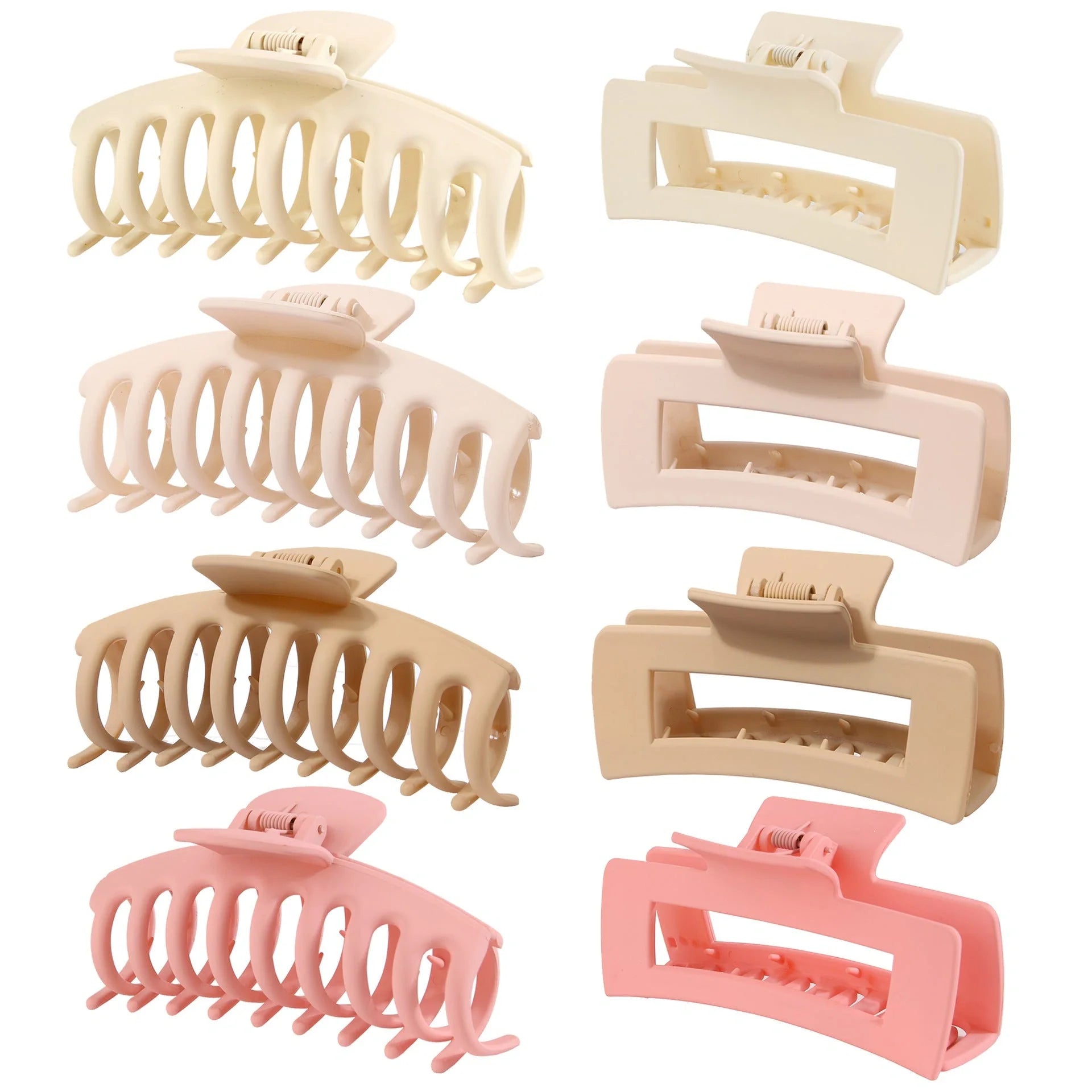 Candy-coloured plastic ponytail clip for showers and daily hair styling