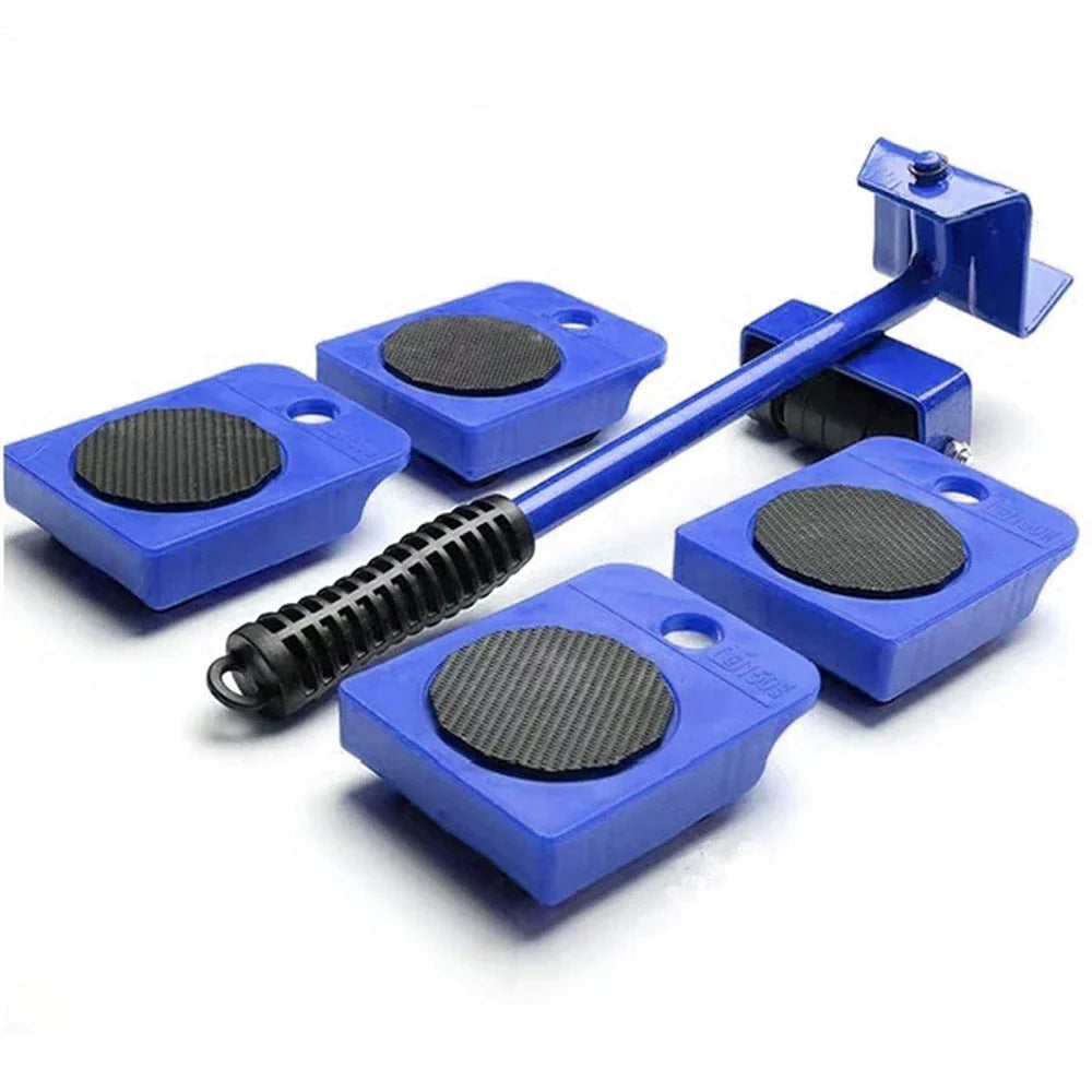 Furniture Lifter Tool Set with mover pads for effortless relocation of heavy sofas, bookcases, tables, and more