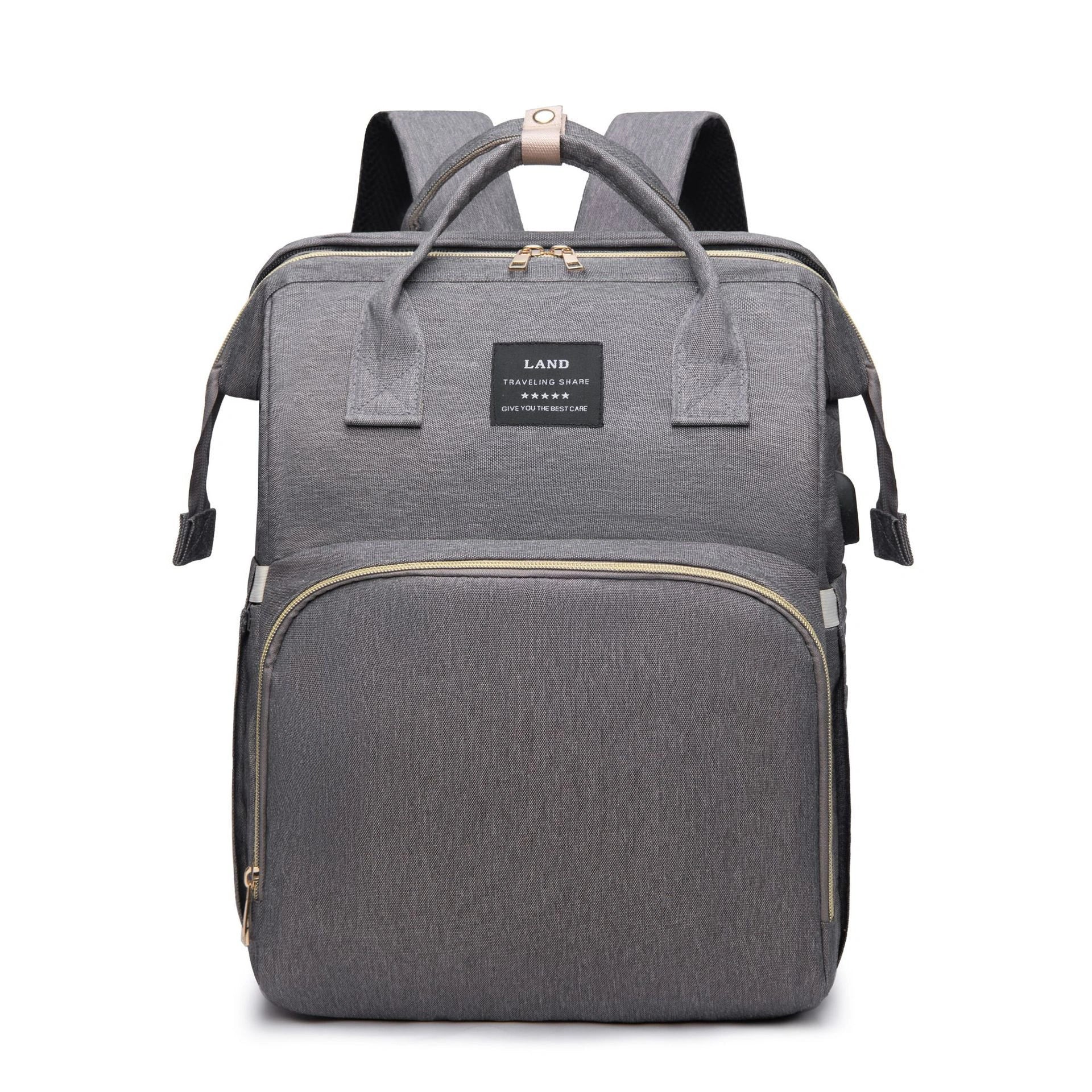 New Mummy Baby Crib Backpack with insulated milk storage compartment and large capacity