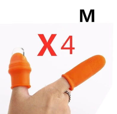 Premium Silicone Finger Guard with Stainless Steel Blade for Effortless Vegetable, Fruit, and Herb Harvesting