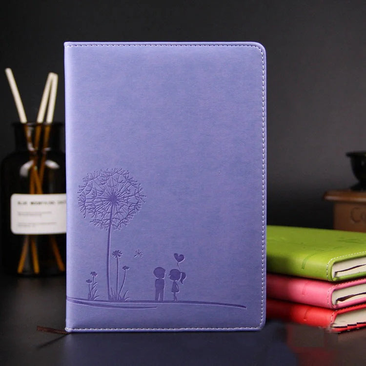 Premium customisable PU leather business notebook in various colours