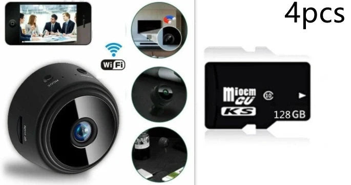 A9 Magnetic Suction Security Camera with HD and infrared night vision features