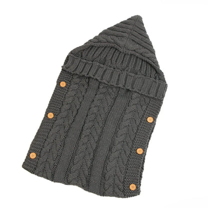 Newborn knit sleeping bag in various colours, size 70x35cm, made from soft acrylic
